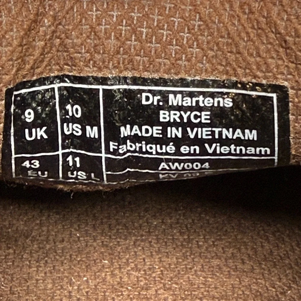 Dr Martens Bryce Slip On Mens 10 Brown Tumbled‎ Leather Business Casual Travel